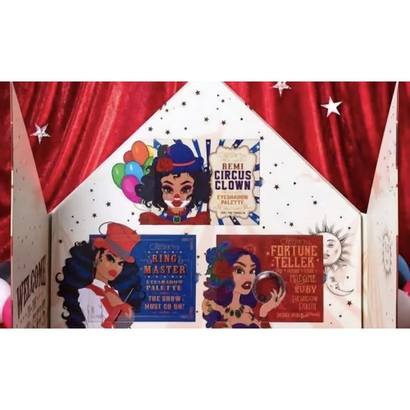 Beauty Creations Other - Beauty Creations Circus Eyeshadow Palette Remi Ring Master Fortune Bundle NEW